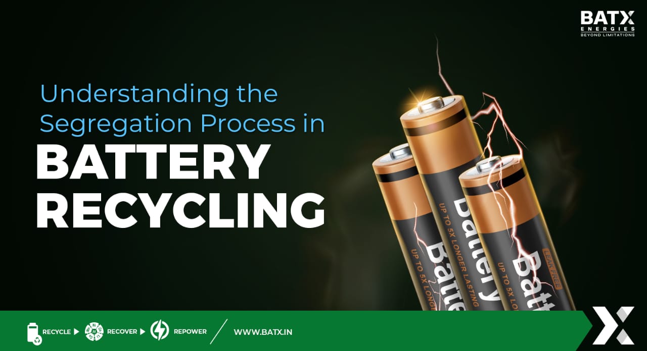 segregation process in battery recycling
